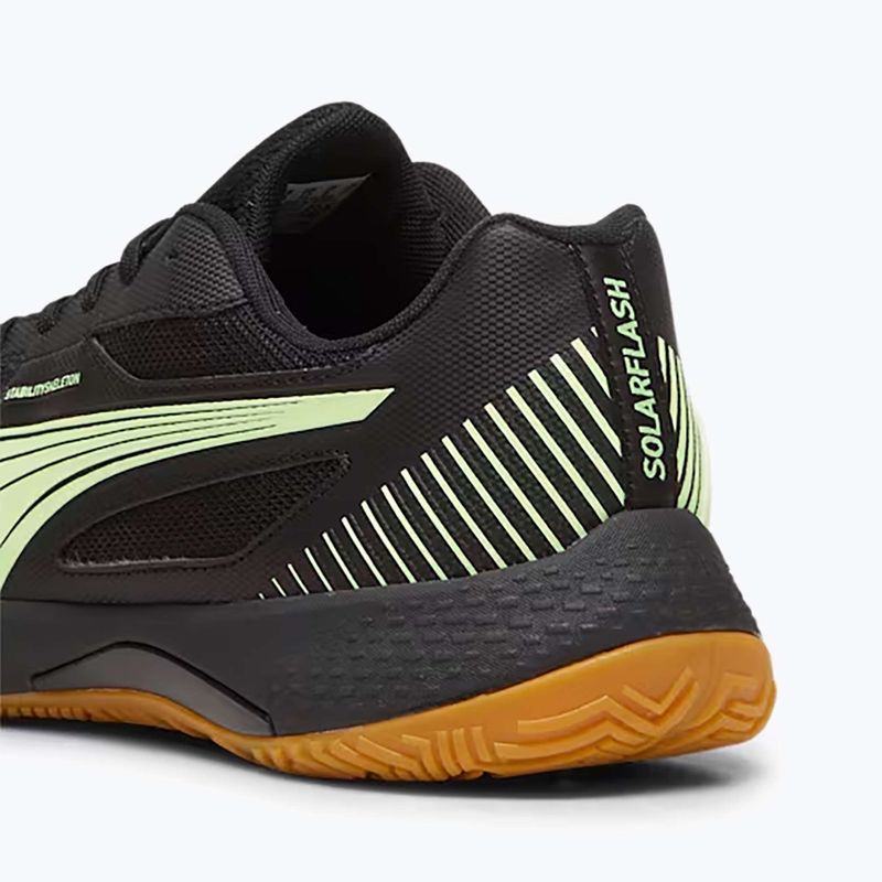 PUMA Solarflash III scarpa sportiva indoor puma nero/mela frizzante 13