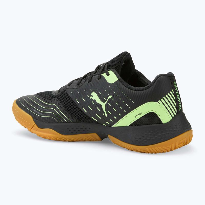 PUMA Solarflash III scarpa sportiva indoor puma nero/mela frizzante 3
