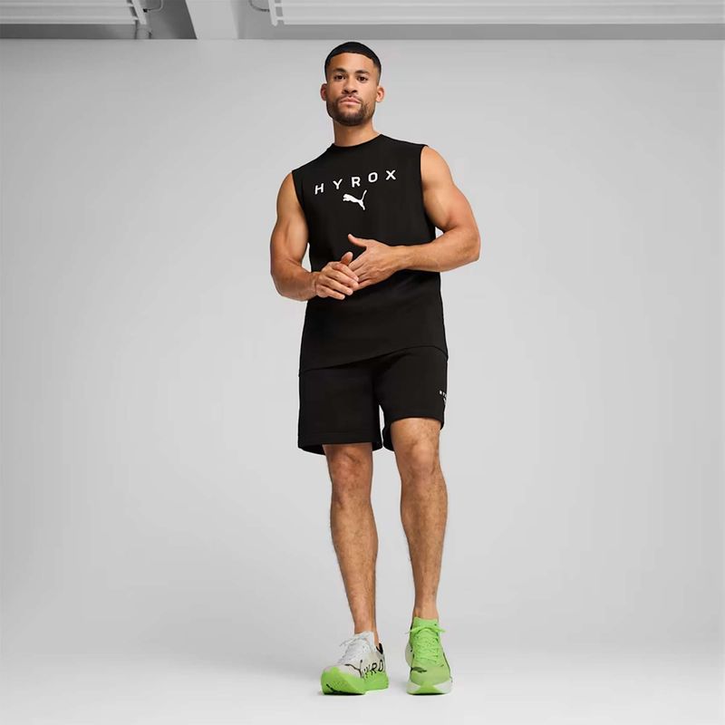 Pantaloncini da allenamento uomo PUMA Hyrox neri 7