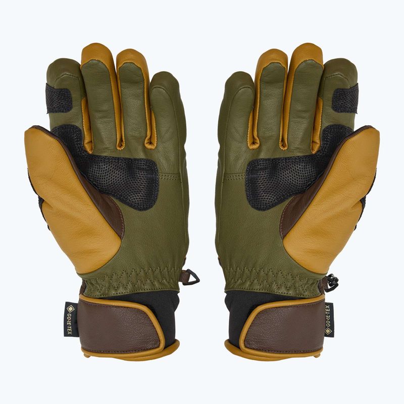 Guanto da sci da uomo ZIENER Guard GTX + Gore Grip PR alpine scuro/marrone 3