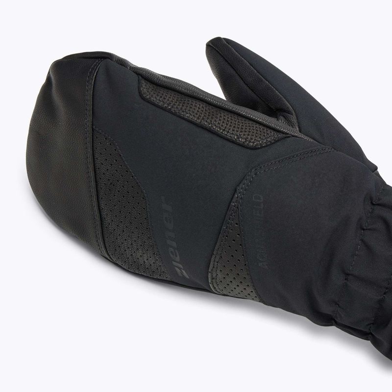 Guanto da sci da uomo ZIENER Gaikus Aquashield AW nero alpino 5