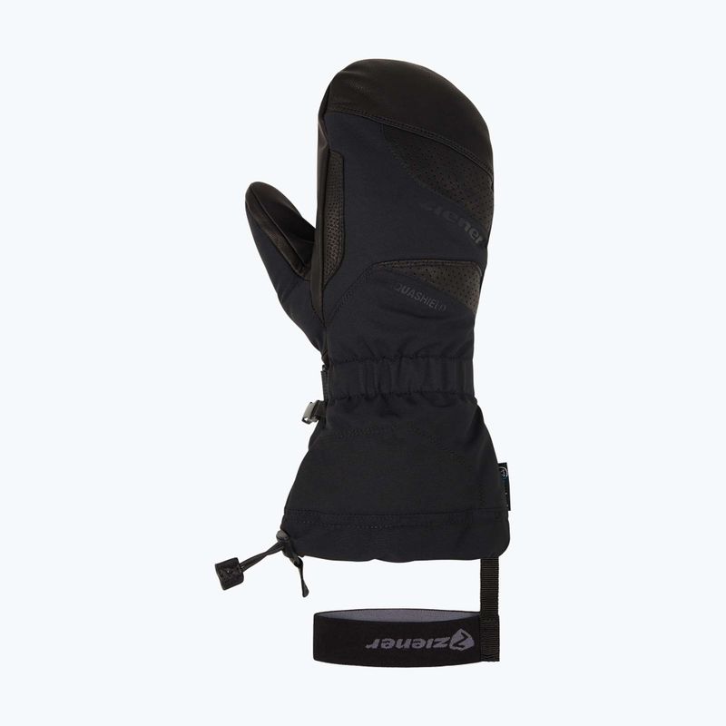 Guanto da sci da uomo ZIENER Gaikus Aquashield AW nero alpino 9