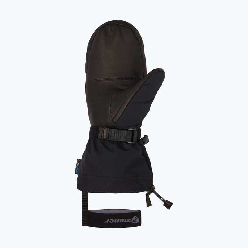 Guanto da sci da uomo ZIENER Gaikus Aquashield AW nero alpino 10