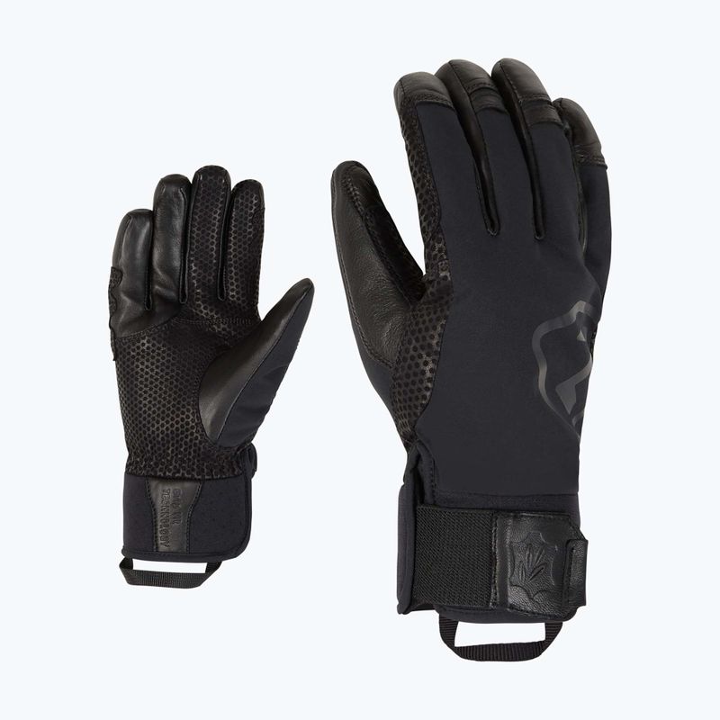 Guanti da sci da uomo ZIENER Gasparus SY PR nero 8