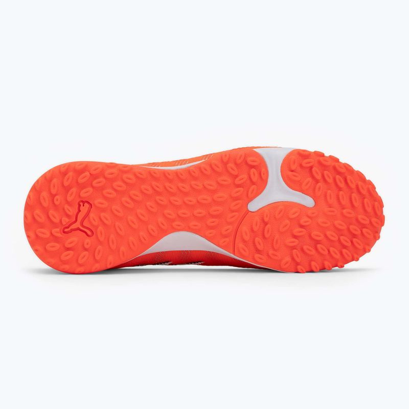 Scarpe da calcio PUMA Future 9 Match TT + Mid Jr glowing red/puma white/puma black/puma silver 4