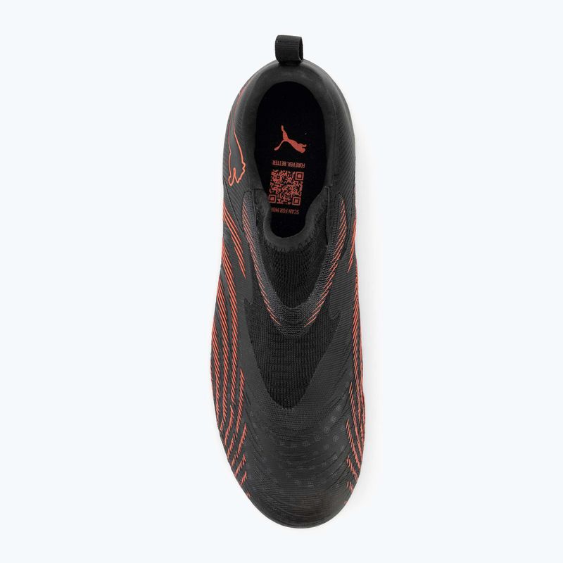 Scarpe da calcio per bambini PUMA Future 9 Match LL FG/AG Jr puma black/glowing red/strong grey 5