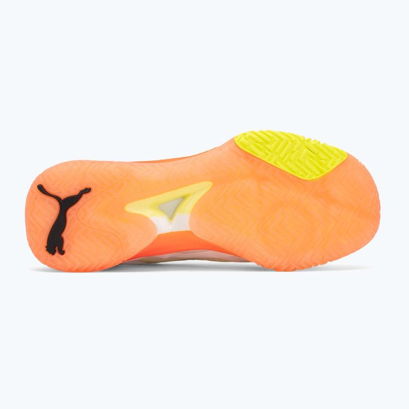 Scarpe da pallamano PUMA Accelerate Nitro SQD 4 Game On puma white/glowing red/ultra blue 4