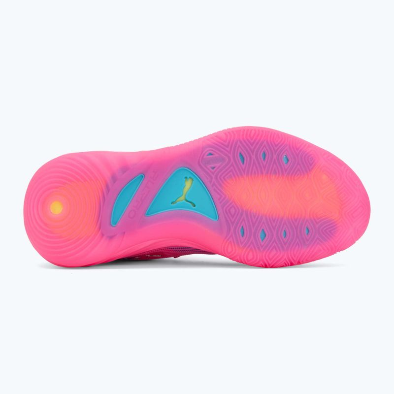Scarpe da basket PUMA All-Pro NITRO 2 Showtime poison pink/bright aqua/lime squeeze 4