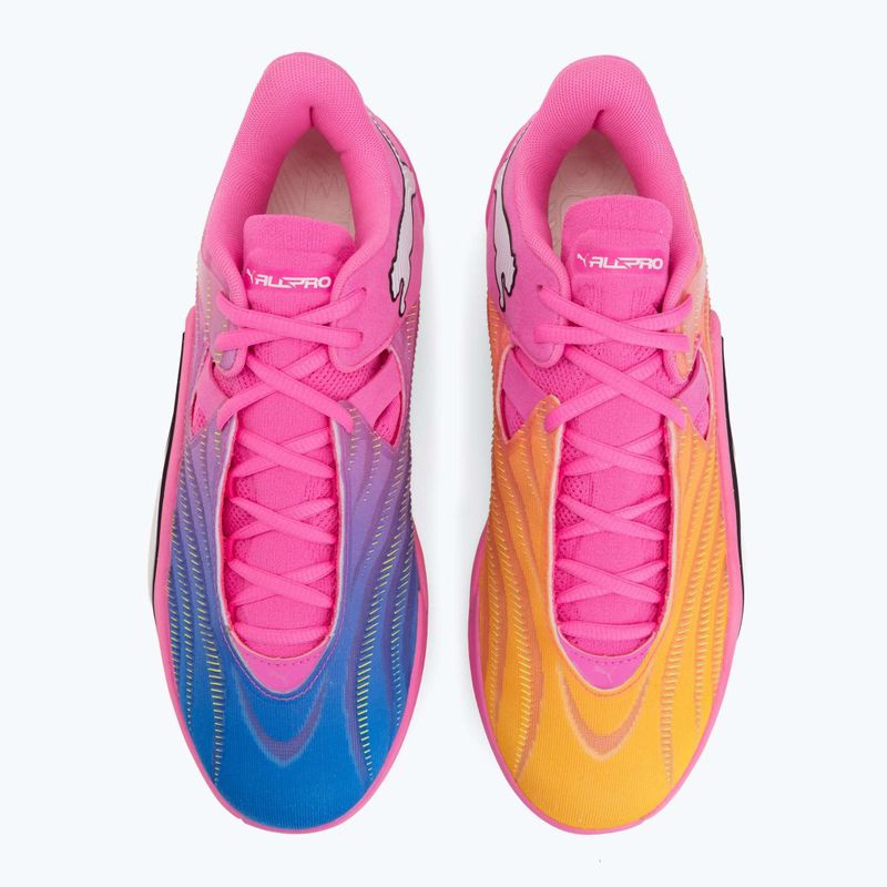 Scarpe da basket PUMA All-Pro NITRO 2 Elite poison pink/ultra blue/lime squeeze 5