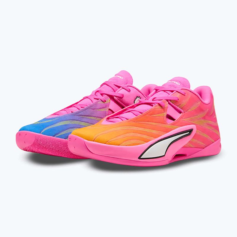 Scarpe da basket PUMA All-Pro NITRO 2 Elite poison pink/ultra blue/lime squeeze 10