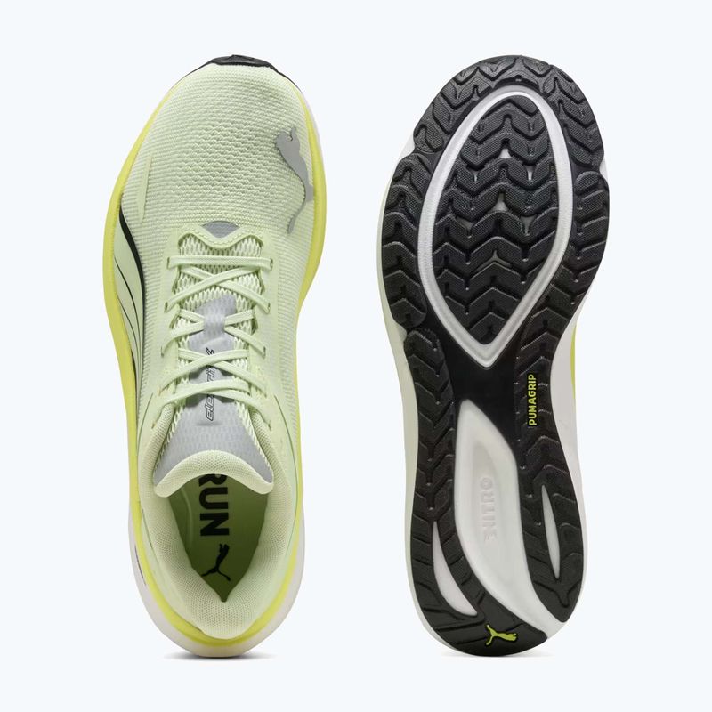 Scarpe da corsa da uomo PUMA Electrify Nitro 4 green 12