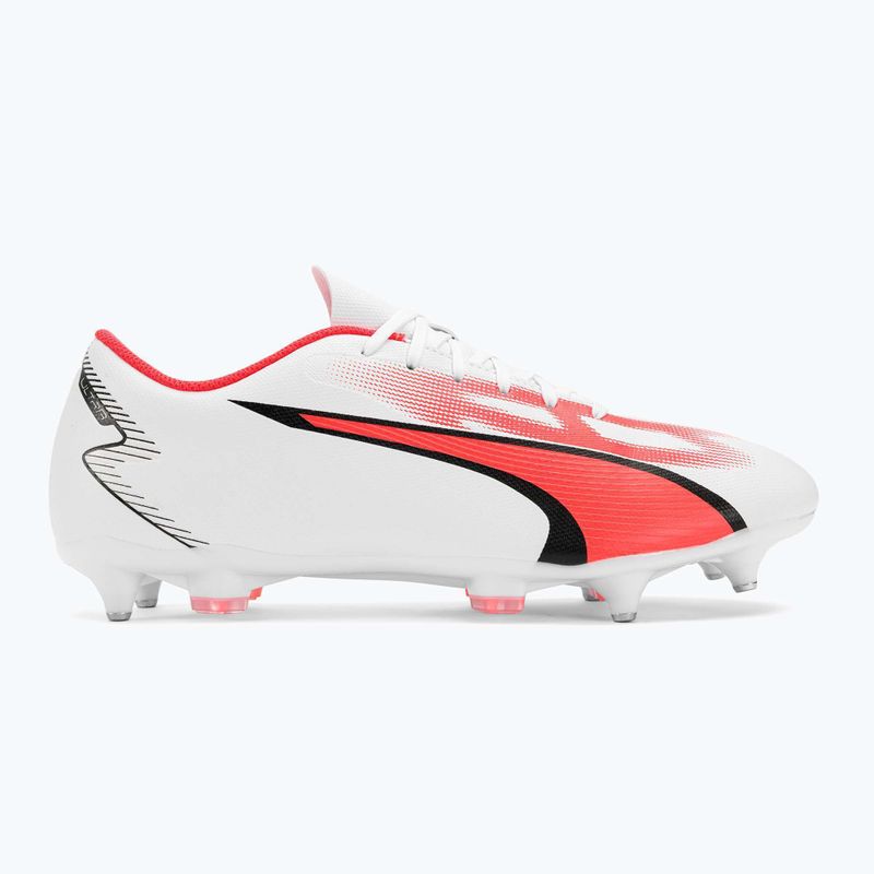 Scarpe da calcio PUMA Ultra Play MXSG da uomo puma bianco/puma nero/fire orchid 2