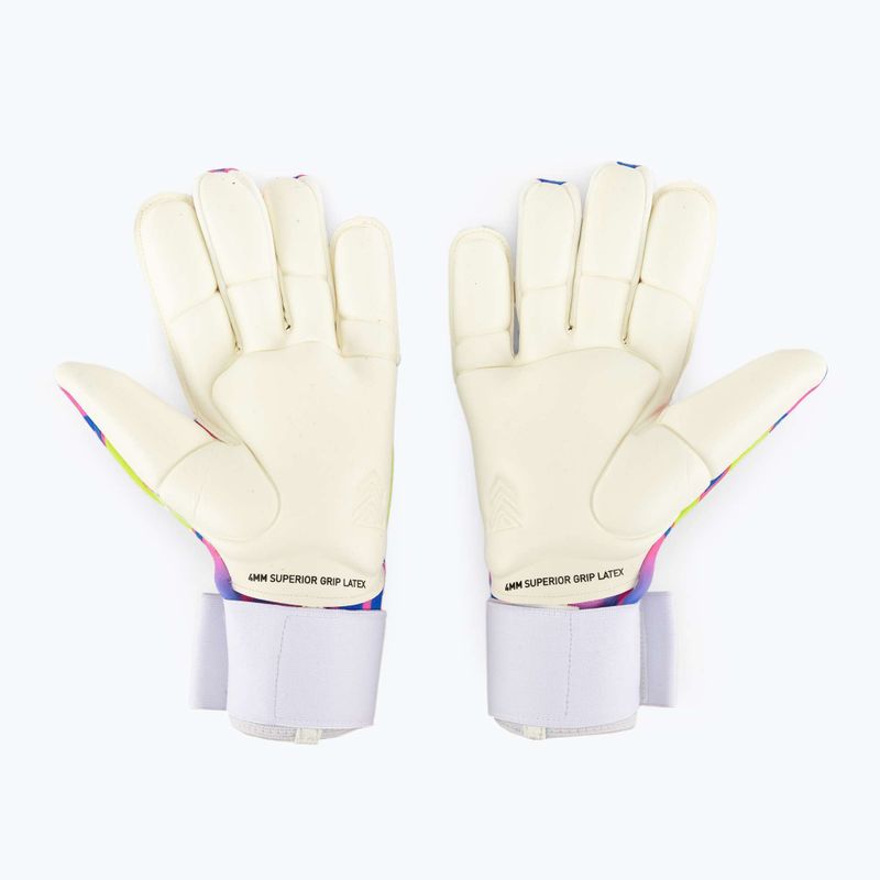 Guanto da portiere PUMA Ultra Ultimate Energy Hybrid ultra blu/allarme giallo/rosa luminoso 2