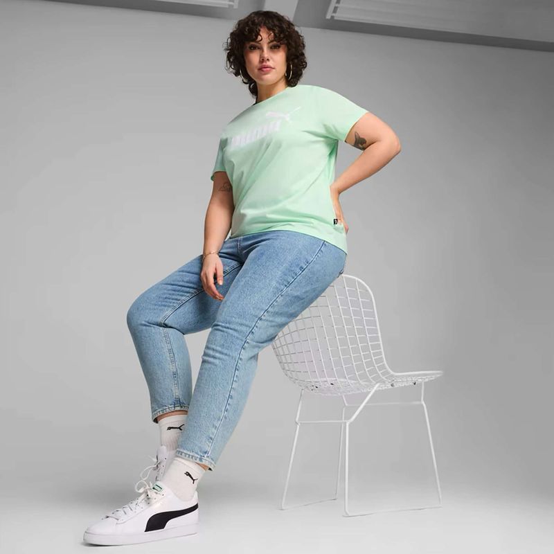 Maglietta donna PUMA ESS Logo menta fresca 4