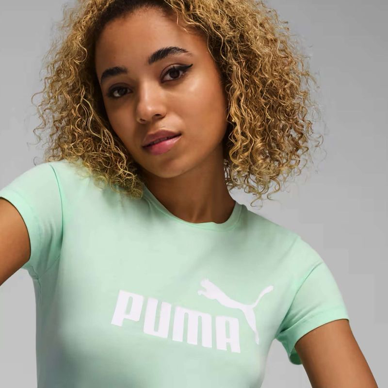 Maglietta donna PUMA ESS Logo menta fresca 7