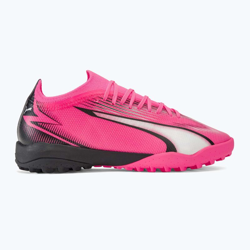 Scarpe da calcio PUMA Ultra Match TT rosa velenoso/puma bianco/puma nero 2