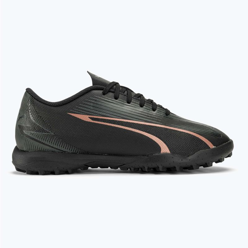PUMA Ultra Play TT Jr scarpe da calcio per bambini puma nero/rosa rame 2