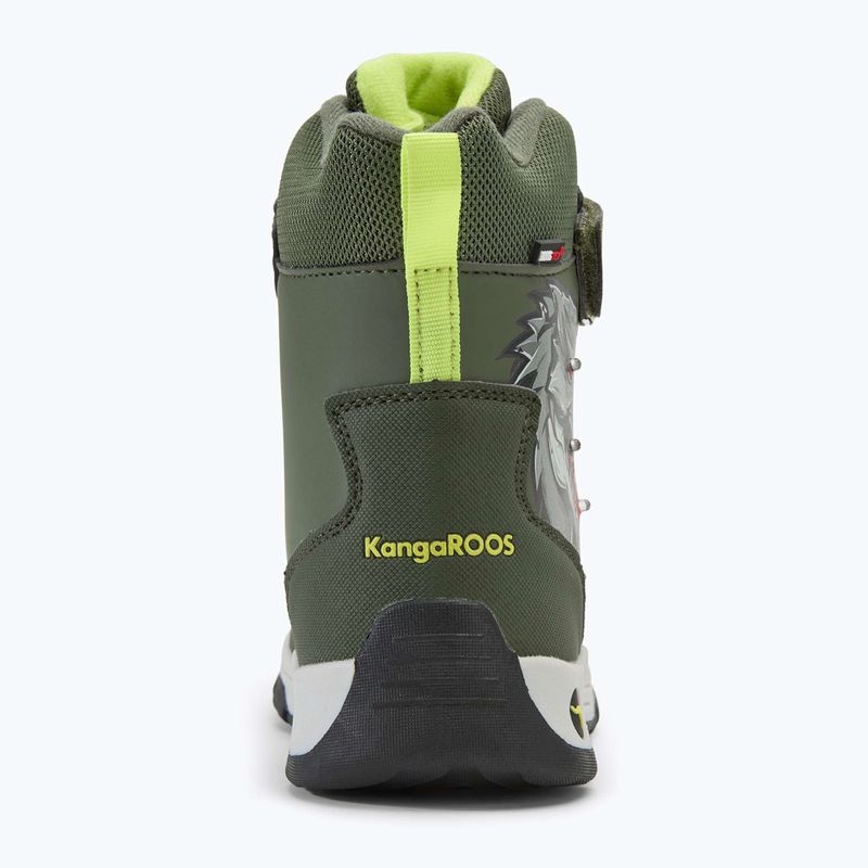 KangaROOS K-MJ Edison EV RTX SL oliva / limetta dino junior stivali da neve 6