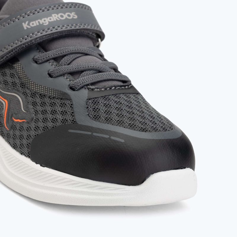 Scarpe per bambini KangaROOS K-RDI Pebble EV steel grey/neon orange 7