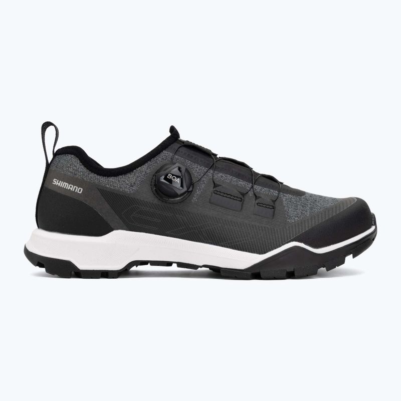 Scarpe da ciclismo MTB da uomo Shimano SH-EX700 nero 2