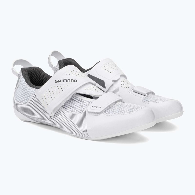 Scarpe da strada Shimano SH-TR501 da uomo, bianco 4