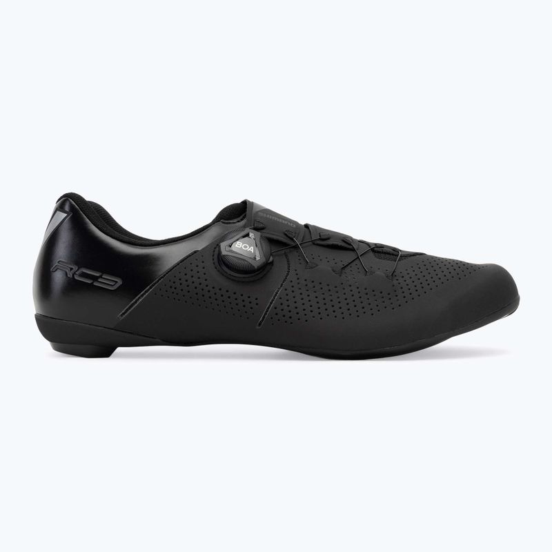 Scarpe da strada Shimano SH-RC302 da uomo, nero 2