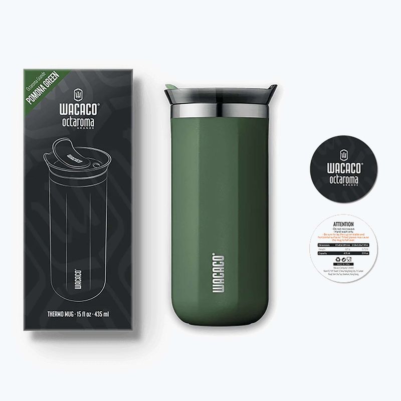 WACACO Octaroma Grande tazza termica 435 ml verde pomona 2