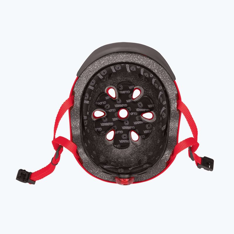 Casco per bambini Globber Elite Lights new red racing 5