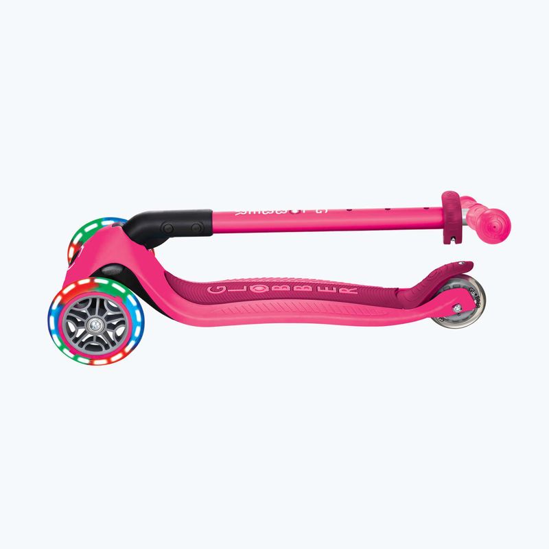 Monopattino a tre ruote per bambini Globber Primo Foldable Lights fuchsia 8