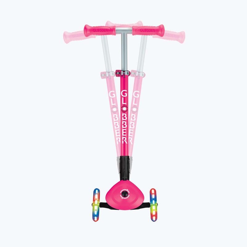 Monopattino a tre ruote per bambini Globber Primo Foldable Lights fuchsia 11