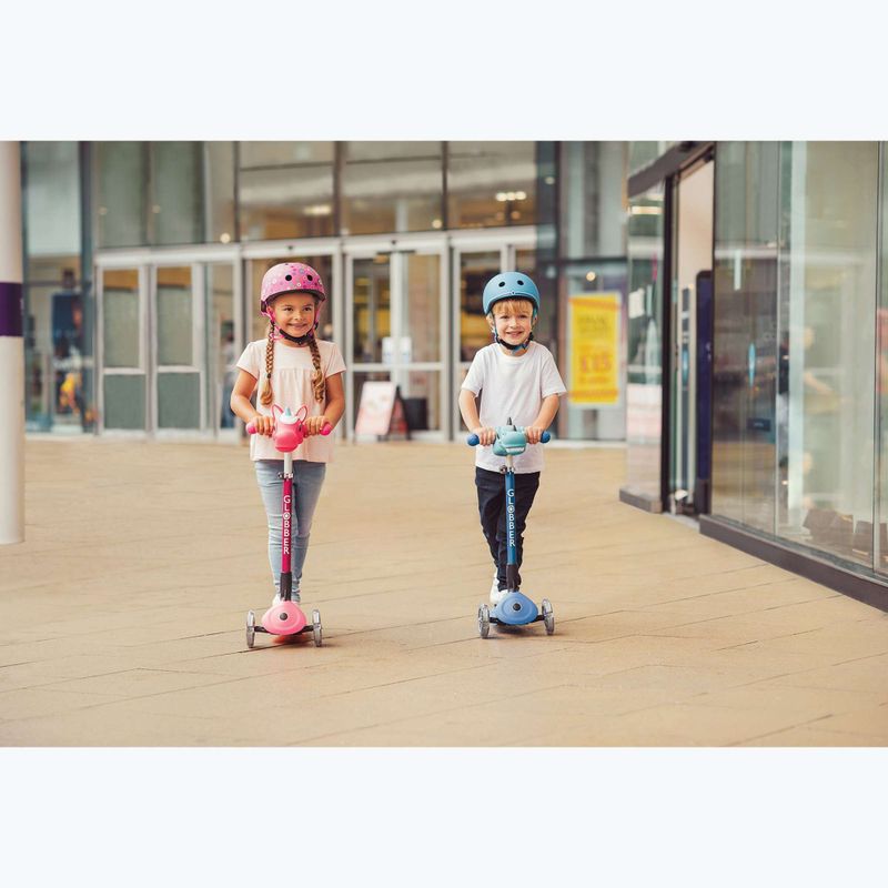 Monopattino a tre ruote per bambini Globber Primo Foldable Lights fuchsia 16