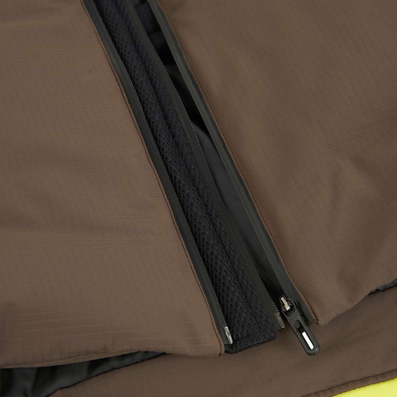 Giacca da sci Descente Hybrid Rip Down da uomo giallo gigante 5
