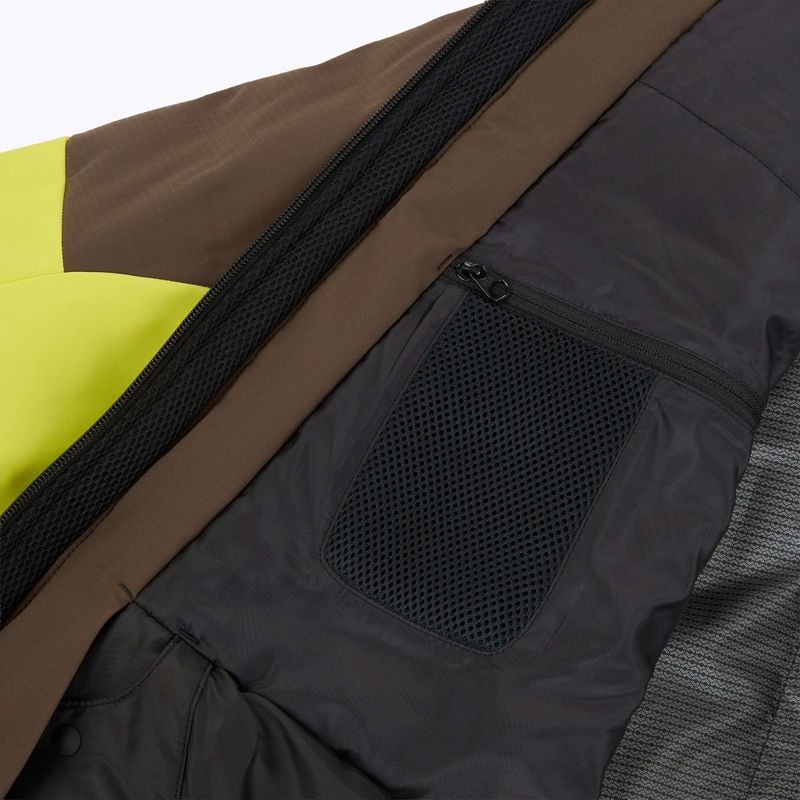 Giacca da sci Descente Hybrid Rip Down da uomo giallo gigante 6