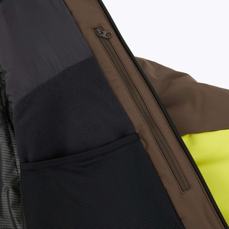 Giacca da sci Descente Hybrid Rip Down da uomo giallo gigante 7
