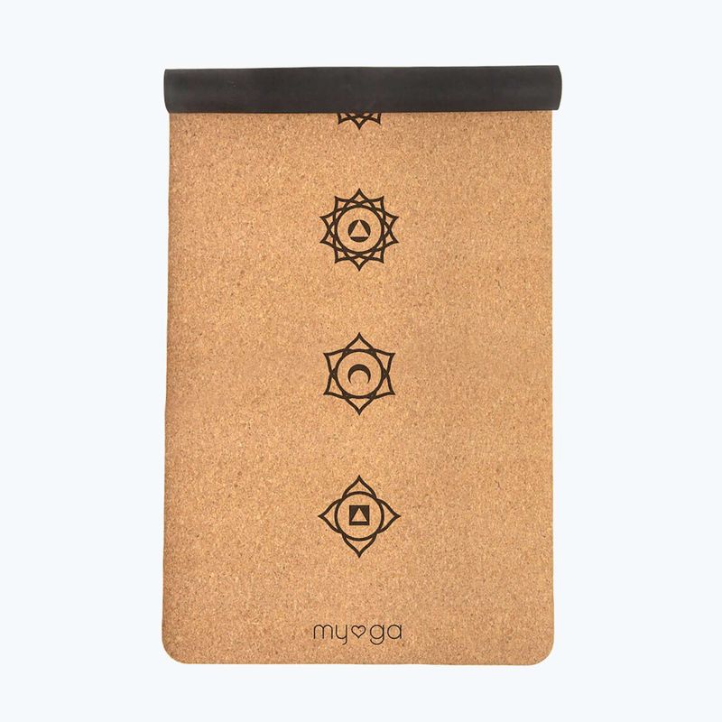 Tappetino da yoga Myga Chakra XL 6 mm brown 2