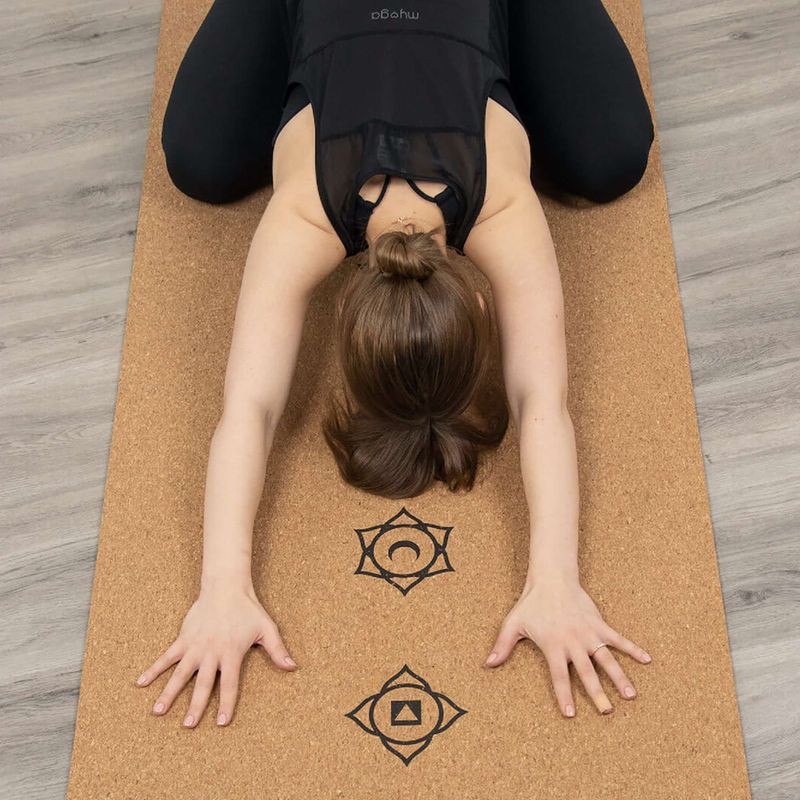 Tappetino da yoga Myga Chakra XL 6 mm brown 9