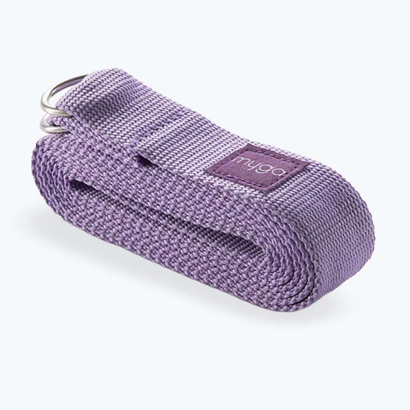 Set yoga Myga Chakra Yoga Set mat + block + purple strap 8
