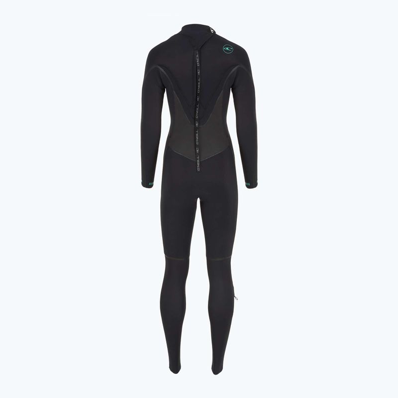 O'Neill Psycho Tech 5/4+ Back Zip Foam Full nero da donna 3