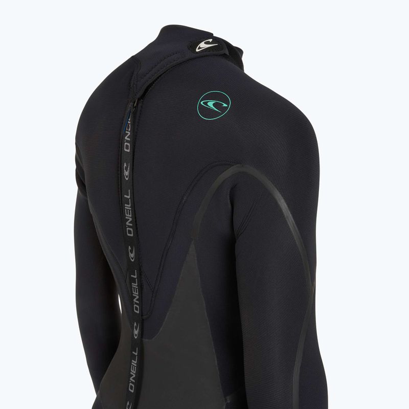 O'Neill Psycho Tech 5/4+ Back Zip Foam Full nero da donna 6
