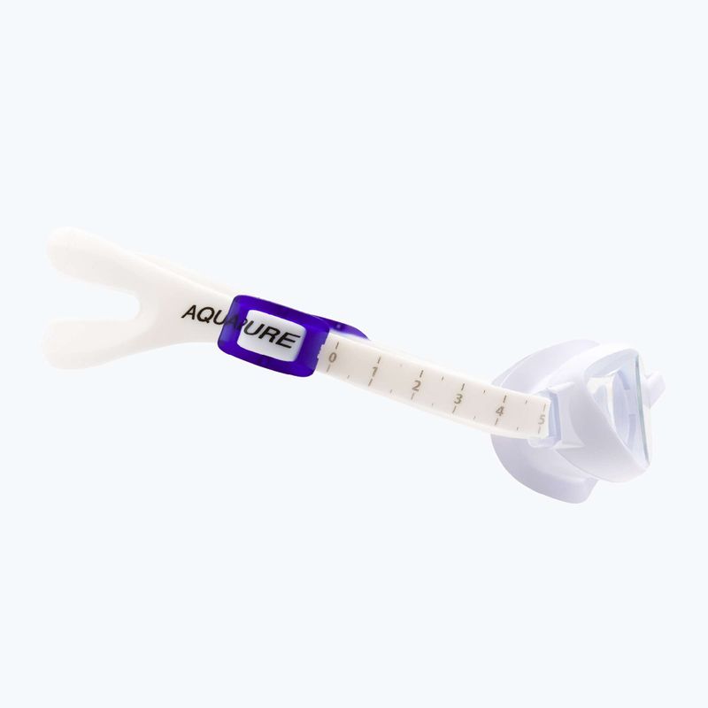 Occhialini da nuoto Speedo Aquapure Female bianco/viola/chiaro 3
