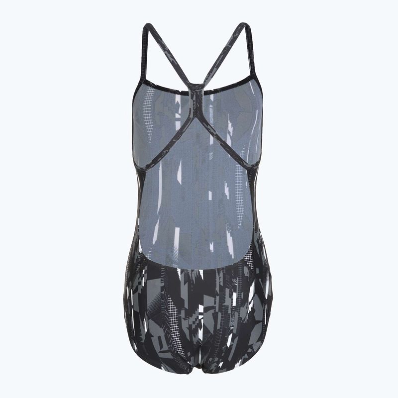 Speedo costume da bagno intero donna Allover Rippleback nero 2
