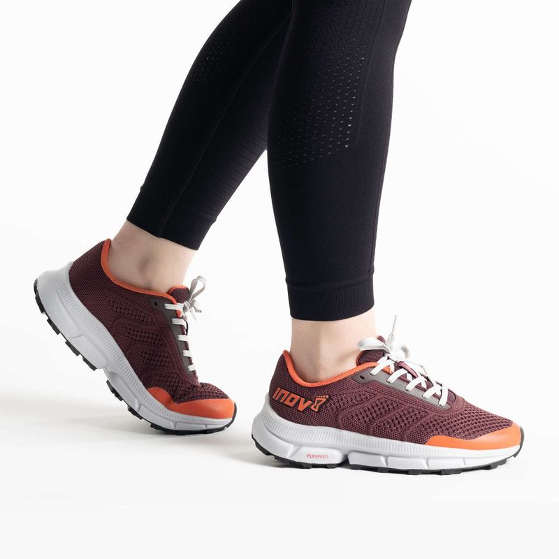 Scarpe da corsa da donna Inov-8 Trailfly Ultra G 280 rosso/bordeaux 2