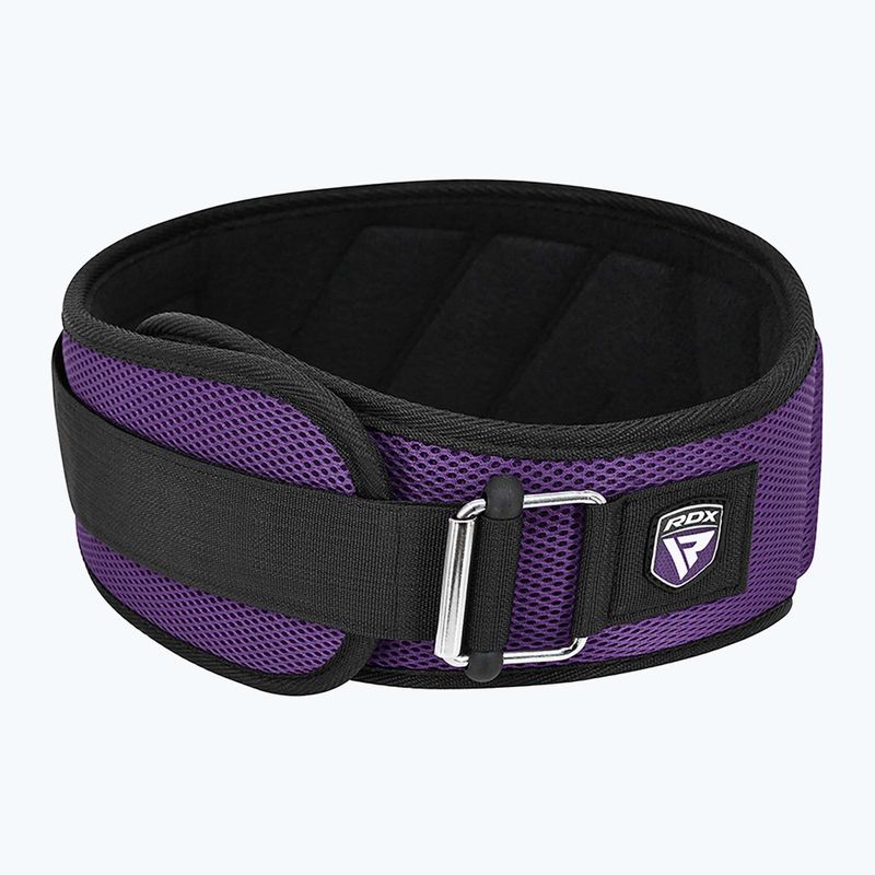 RDX Rx4 Cintura per il sollevamento pesi viola 3