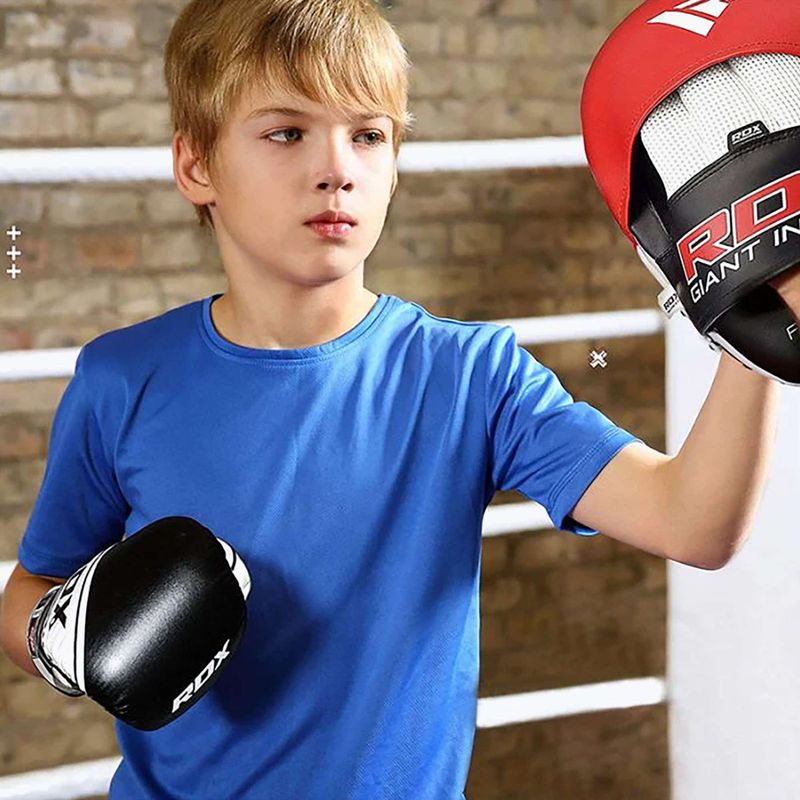 Guanti da boxe per bambini RDX JBG-4 bianco/nero 7