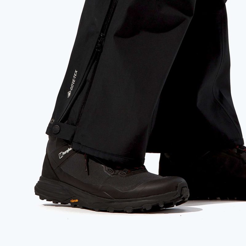 Pantaloni Berghaus Ridge-Hiker GTX da uomo con membrana, nero 6