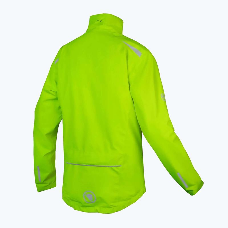 Giacca da ciclismo da uomo Endura Hummvee Waterproof giallo hi-viz 7