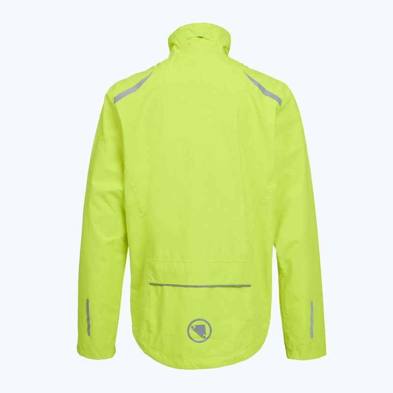 Giacca da ciclismo da uomo Endura Hummvee Waterproof giallo hi-viz 2