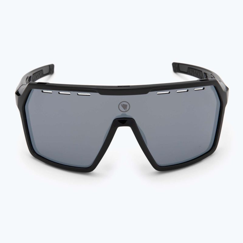 Occhiali da sole Endura Singletrack nero/platino revo smoke/argento chiaro flash mirror 4