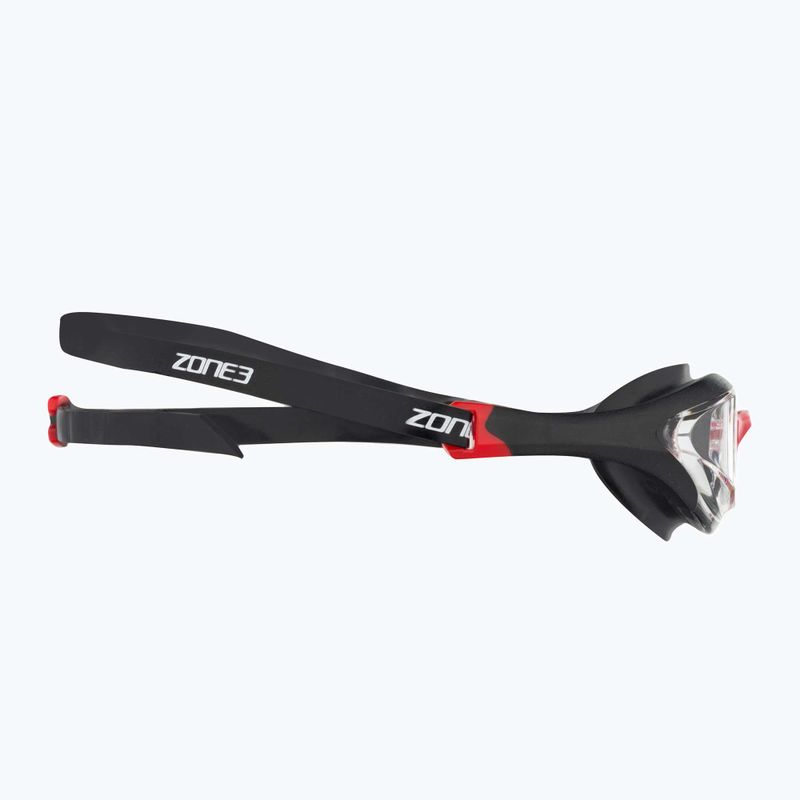 Occhiali da nuoto ZONE3 Volare Streamline Racing nero/rosso 3