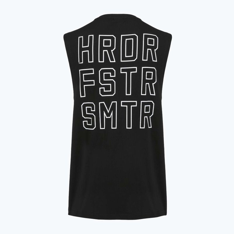 T-shirt da uomo Boxraw HRDR FSTR SMTR Muscle Tank Black 8
